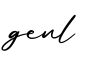 单词genl书写
