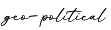 单词geo-political书写