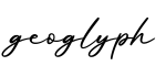 单词geoglyph书写