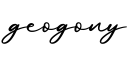 单词geogony书写