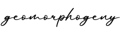单词geomorphogeny书写