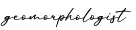 单词geomorphologist书写