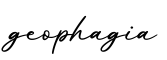 单词geophagia书写