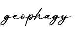 单词geophagy书写