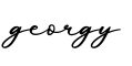 单词georgy书写