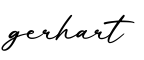 单词gerhart书写