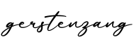 单词gerstenzang书写