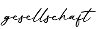 单词gesellschaft书写