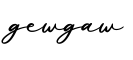 单词gewgaw书写