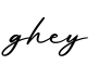 单词ghey书写