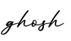 单词ghosh书写