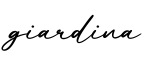 单词giardina书写