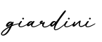 单词giardini书写