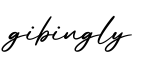 单词gibingly书写