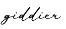 单词giddier书写