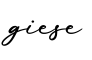 单词giese书写