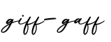 单词giff-gaff书写