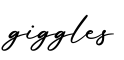 单词giggles书写