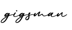 单词gigsman书写