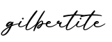 单词gilbertite书写