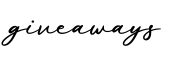 单词giveaways书写