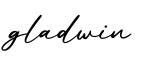 单词gladwin书写