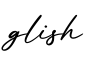 单词glish书写