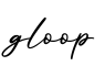单词gloop书写