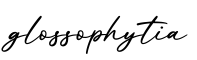 单词glossophytia书写