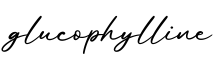 单词glucophylline书写