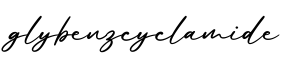 单词glybenzcyclamide书写