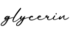 单词glycerin书写