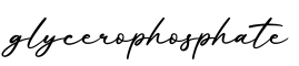 单词glycerophosphate书写