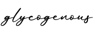 单词glycogenous书写