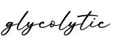 单词glycolytic书写