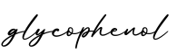 单词glycophenol书写