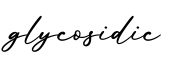 单词glycosidic书写