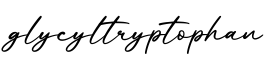 单词glycyltryptophan书写