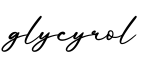 单词glycyrol书写