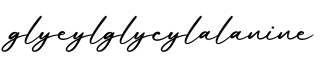 单词glyeylglycylalanine书写