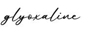 单词glyoxaline书写