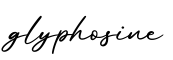 单词glyphosine书写