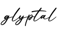 单词glyptal书写