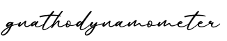 单词gnathodynamometer书写