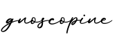 单词gnoscopine书写