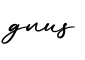 单词gnus书写