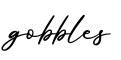 单词gobbles书写