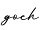 单词goch书写