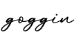 单词goggin书写