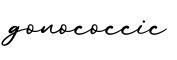 单词gonococcic书写